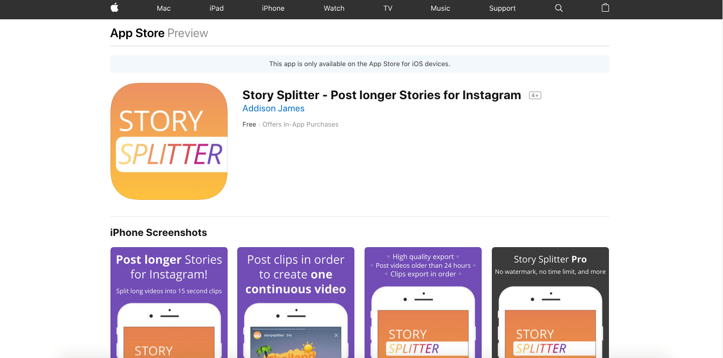 Story Splitter